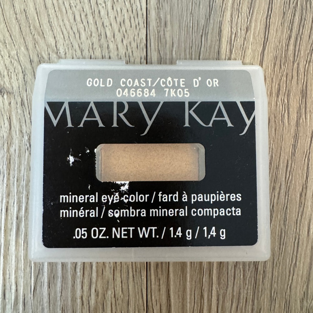 Mary Kay Mineral Eye Color Gold Coast 046684 Shimmer Eyeshadow Refill 0.05oz NEW